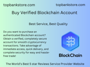 Buy Verified Blockchain Account