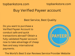 Buy Verified Payeer account 