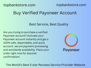 Buy Verified Payoneer Account