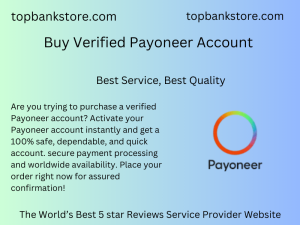 Buy Verified Payoneer Account 